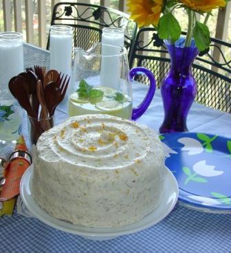 Orange Citrus Vegan Carrot Cake