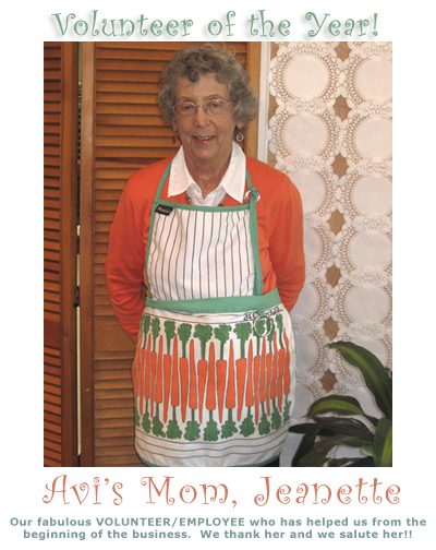 Avi's  Mom Jeannette VOLUNTEER OF THE YEAR